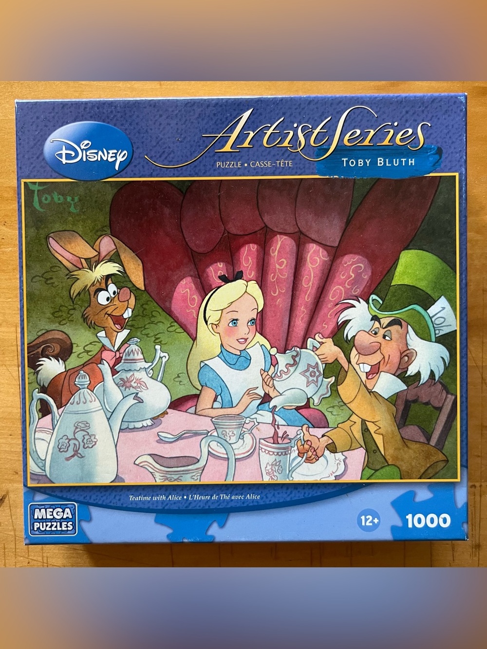 Disney Artist Series Puzzle “Teatime with Alice” Wonderland: Toby Bluth